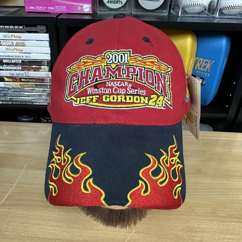 Jeff Gordon #24 2001 Winston Cup Champion Hat Chase Authentics NASCAR w/ Tags!!!